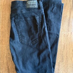 Levi's Men’s Slim Straight Black Jeans